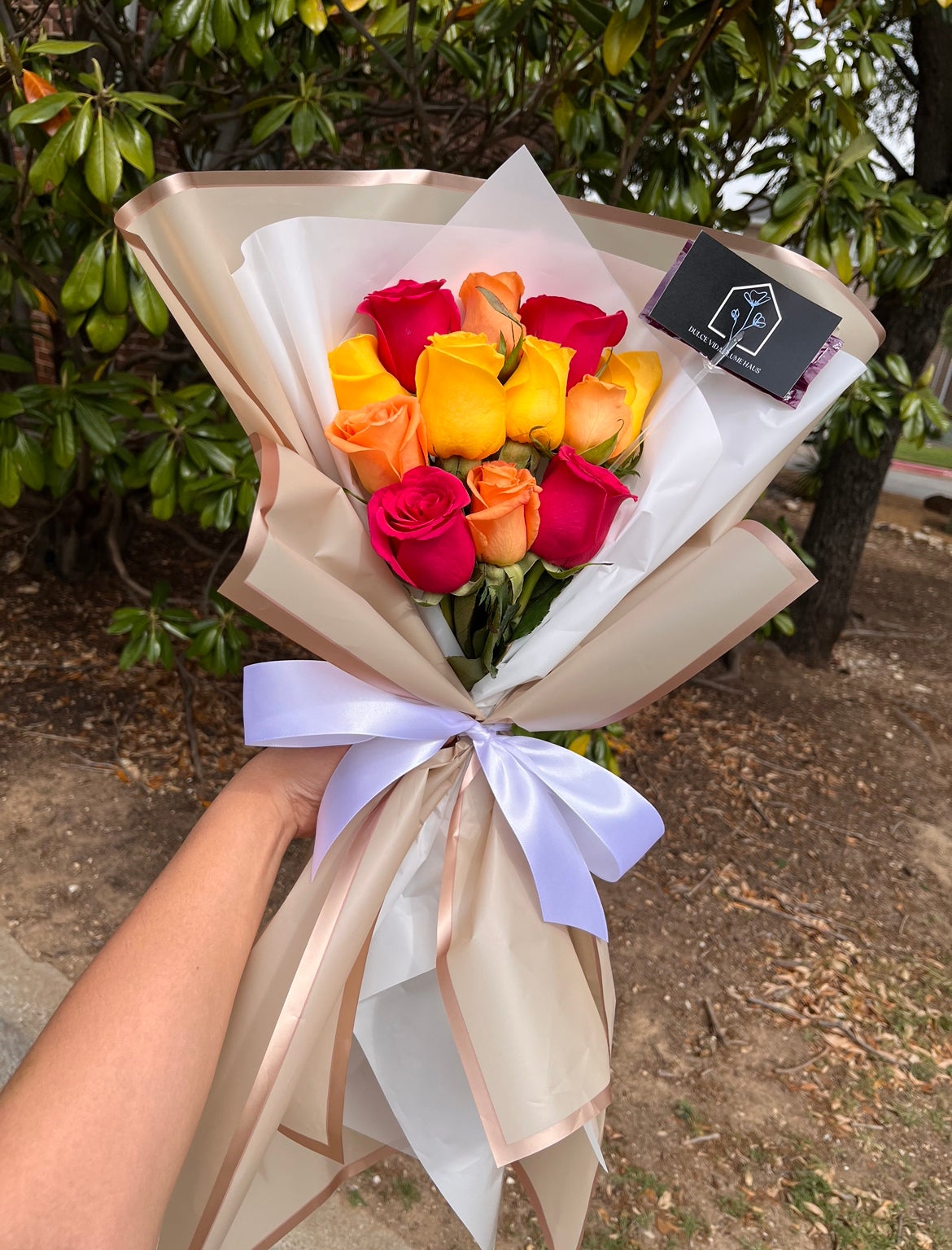 12 Roses Bouquet Dulce Vida Blume Haus Llc